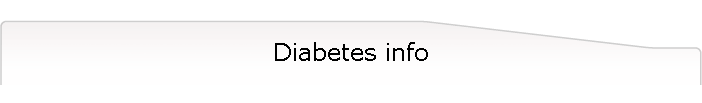 Diabetes info